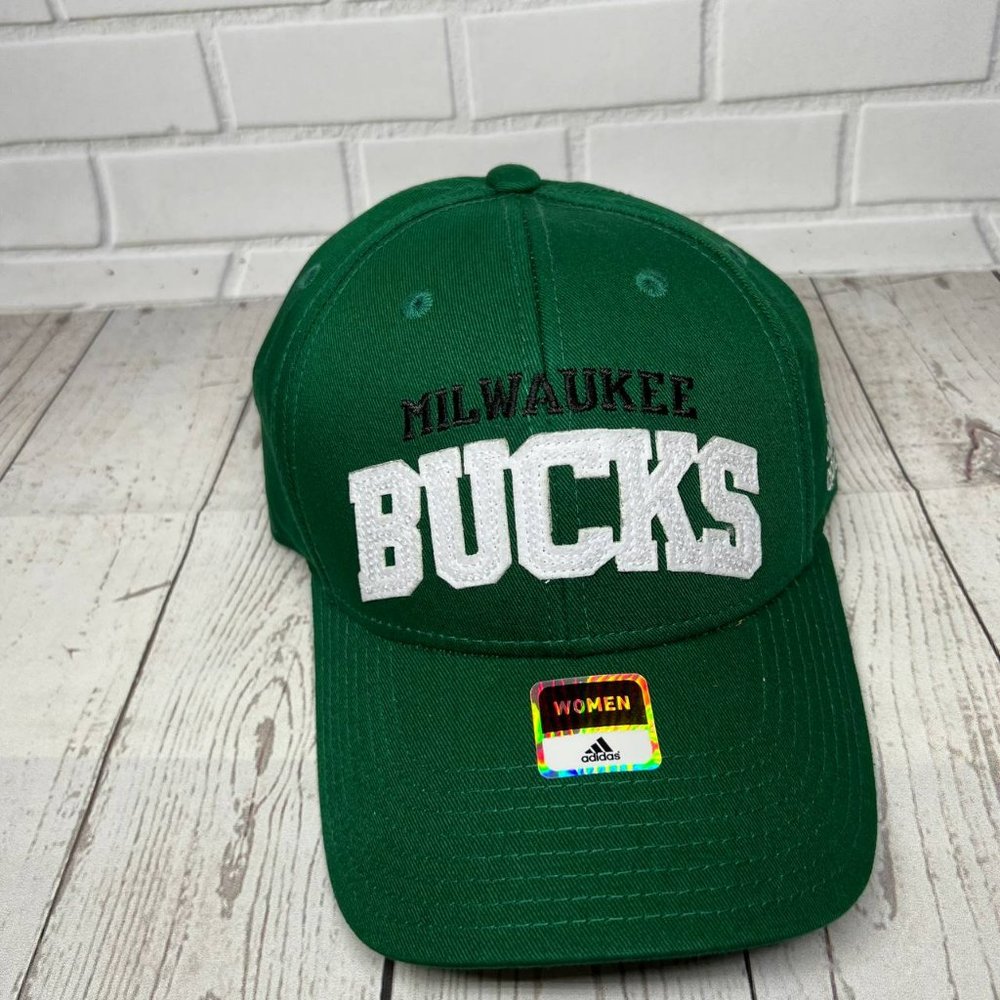 Milwaukee Bucks NBA‎ Adidas Hat Snapback Cap Green New Women